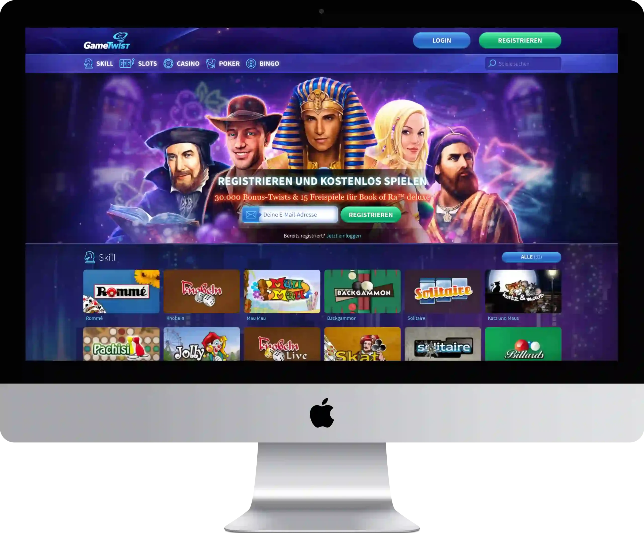 GameTwist Casino Login und Registrierung