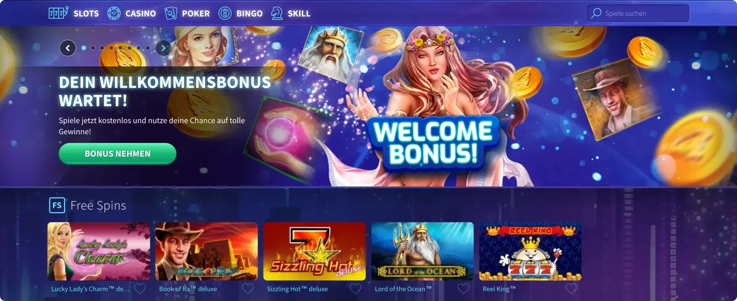 GameTwist Online Casino Willkommenspacket